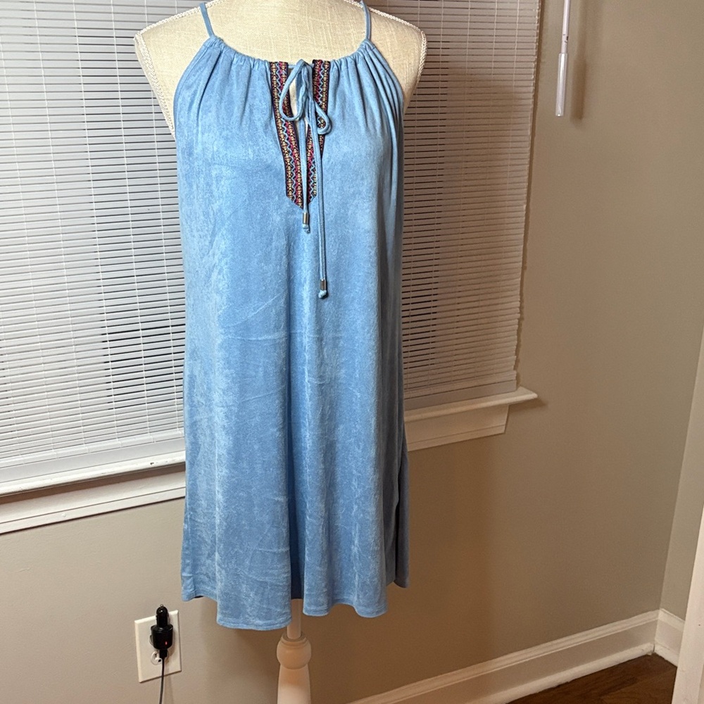 Love Reign Blue Mini Dress